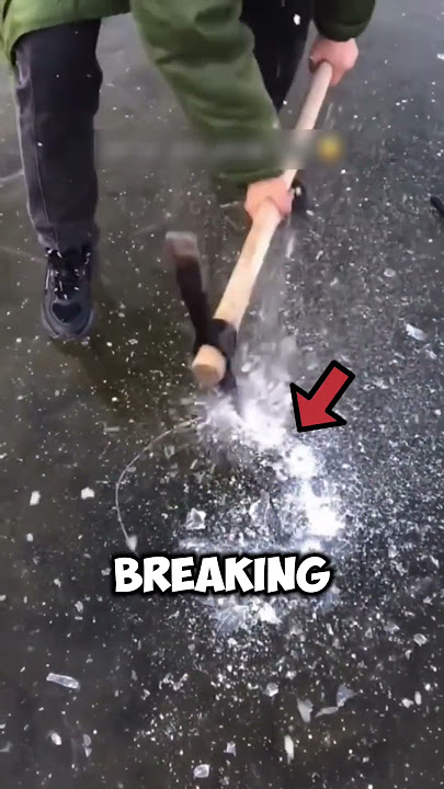 He Found This Under the Ice...