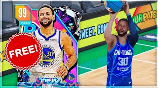 FREE DARK MATTER STEPHEN CURRY!! THE MOST FUN CARD IN NBA 2K24 MyTEAM!!