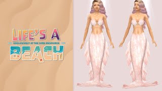 Life's A Beach 🌴 | The Sims Resource Artist Collab | Sims Beach/Summer CC