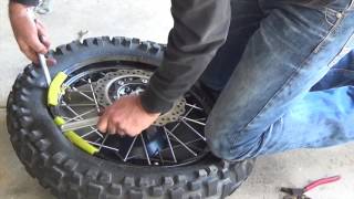 Tyre change KLR 650