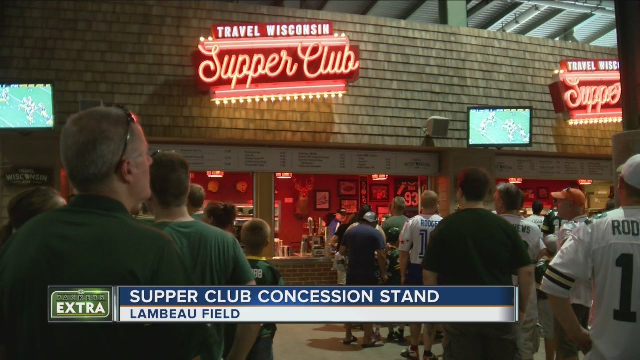 Supper Club themed concession stand opens at Lambeau Field YouTube