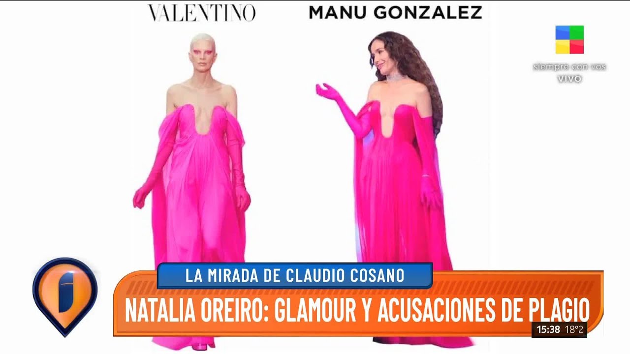 Natalia Oreiro: glamour acusaciones de plagio YouTube