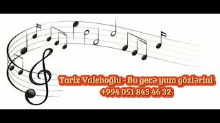 Tarix Valehoğlu (sintezator) - Bu gecə yum gözlərini (+994 051 843 46 32) Resimi