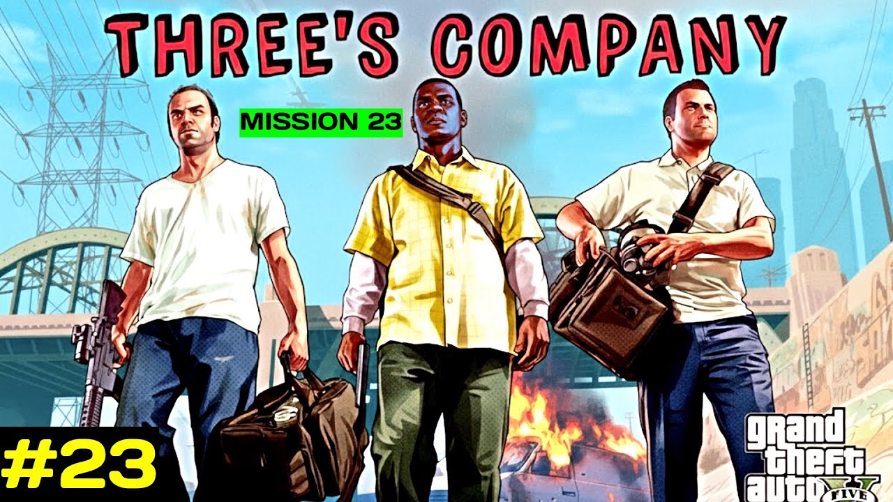 GTA 5 MISSION 23 - Three's Company