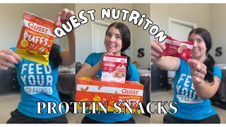 Epic Taste Test: Quest Nutrition Protein Snacks Review & Reactions! 💙