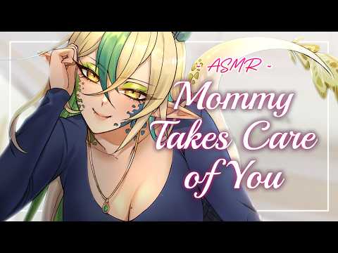 ASMR Mommy Takes Care of Your Ears ♥ Sleep Aid Video