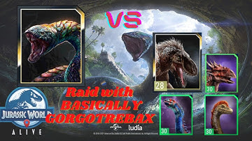 DEFEATED HYDRA BOA with BASICALLY GORGOTREBAX RAID APEX BOSS JURRASIC WORLD ALIVE (JWA) Moveset Note