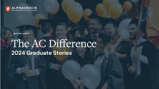 The AC difference - 2024 Graduate Stories
