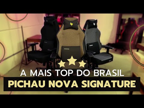 A Cadeira GAMER Mais TOP Brasil 😍 Pichau Nova Signature