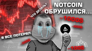 NOTCOIN ОБРУШИЛСЯ | КРАХ БИТКОИНА И ЭФИРА