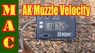 Muzzle Velocity Of The Ak, Draco And Mini Draco