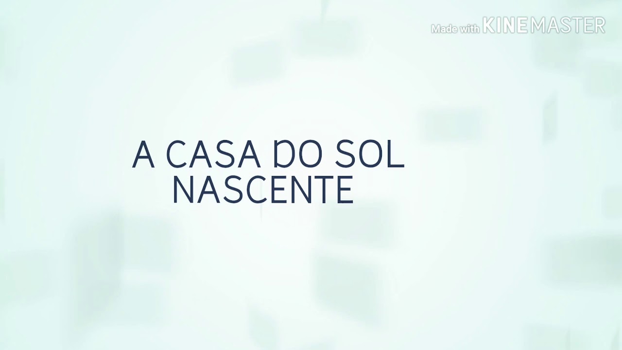 Violão e guitarra estudo das músicas populares (A casa do sol nascente) YouTube Violão e guitarra estudo das músicas populares (A casa do sol nascente) YouTube