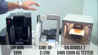 3D Printer Round-Up - Up! Mini, Solidoodle 2, Cube 3D
