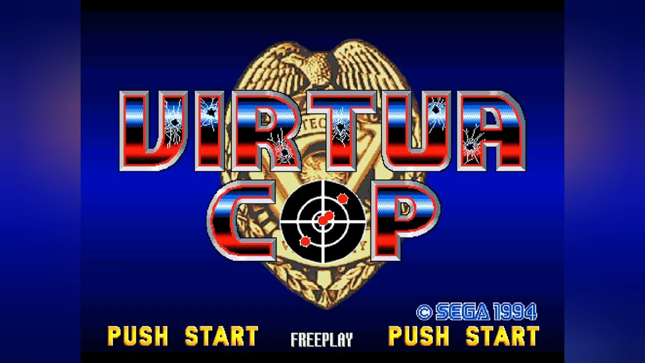 Virtua Cop (Sega Model 2) - Gang Headquarters