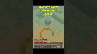 STAY HYDRATED MINECRAFT ACHIEVEMENT