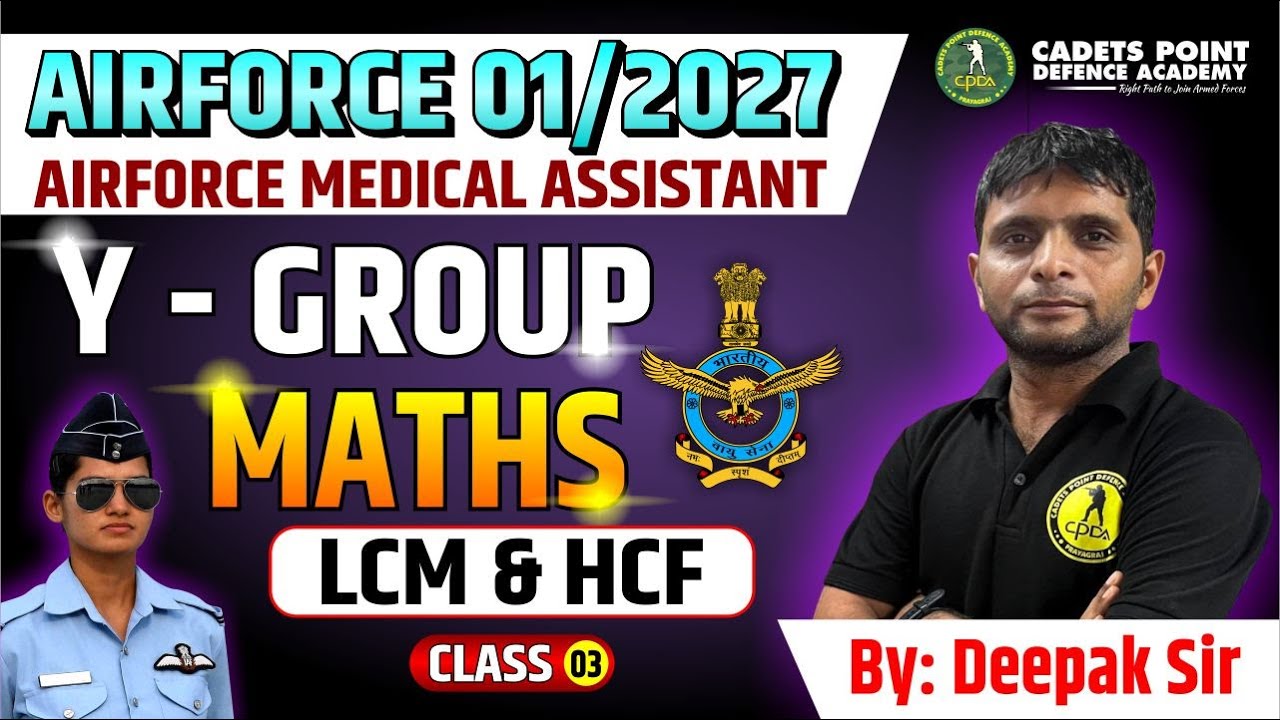 HCF & LCM I Maths I Class 3 I X, Y Group I Medical Assistant I Cadets Point Defence Academy