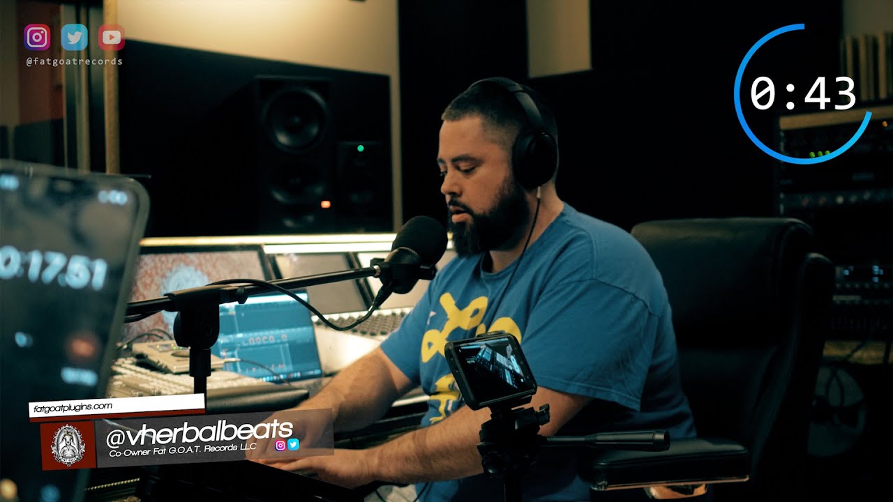 Vherbal Makes Beat In 60 Seconds Using Boom-Bap VST/AU Plugin