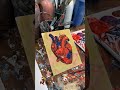 I painted a series of 19 #CovidHearts and sent them to... #Shorts #artbybri_