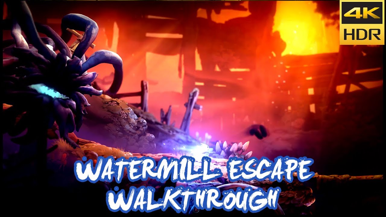 Escape from Watermill Guide - Ori and the Will of the Wisps [4k HDR]