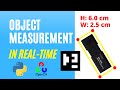 Measure the size of an object | with Opencv, Aruco marker and Python