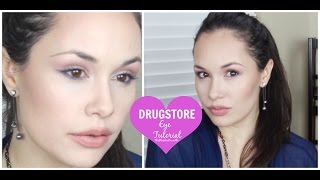 DRUGSTORE MAKEUP TUTORIAL 💗 COOL TONED SHADES OF MAUVE & TAUPE