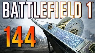 Battlefield 1: Aggressive 144 Kills - 4K PS4 PRO Multiplayer Gameplay