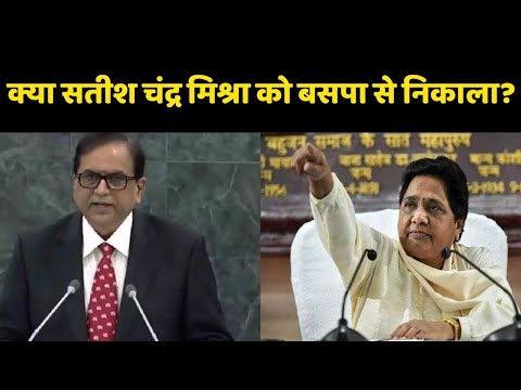 क्या सतीश चंद्र मिश्रा को बसपा से निकाल दिया? || बसपा सुप्रीमो मायावती || BSP Chief Mayawati