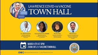 Lawrence COVID-19 Vaccine Town Hall / Foro Comunitario Sobre las Vacunas Contra el COVID-19