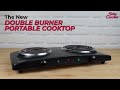 BC-2591CB Double Burner Portable Cooktop