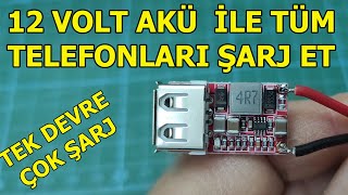 12 Volt Aküyü Cep Telefonu Şarj Aletine Çevir | Tüm Telefonları Şarj Et by mehmet efe usta 9,052 views 4 months ago 8 minutes, 10 seconds