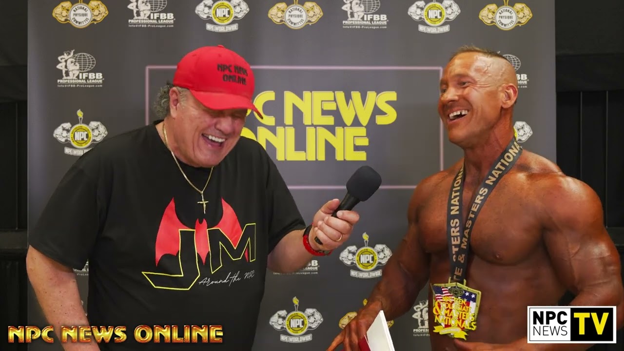 2024 NPC Teen Collegiate & Masters National Championships Classic Physique 45+ Overall Winner Jesse