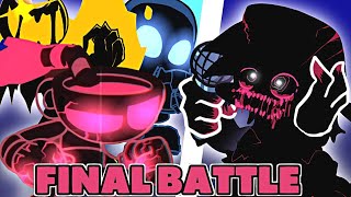 FRIDAY NIGHT FUNKIN' mod EVIL Boyfriend Nightmare VS Cuphead, Sans n Bendy Nightmare FINAL BATTLE