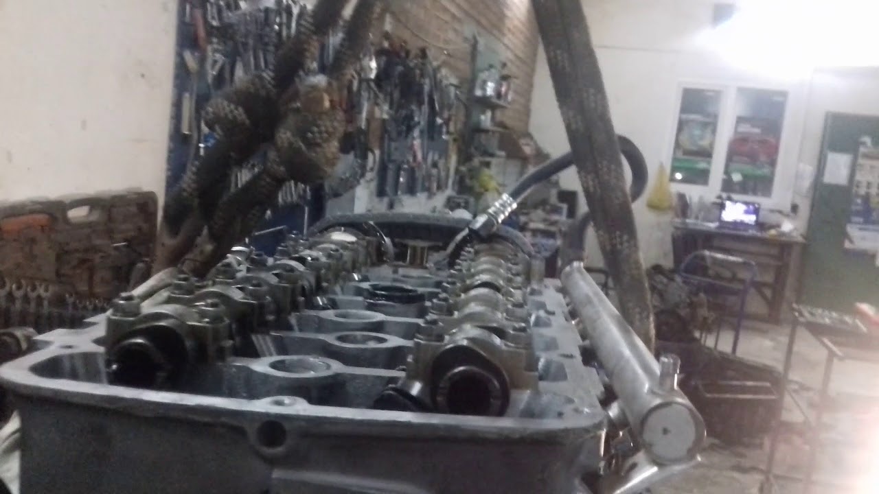 Замена цепей грм фольксваген туарег 3.2 - YouTube