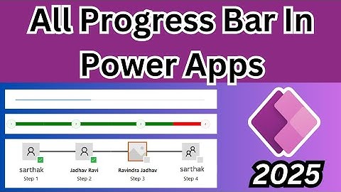 Progress Bar in Power Apps 2025
