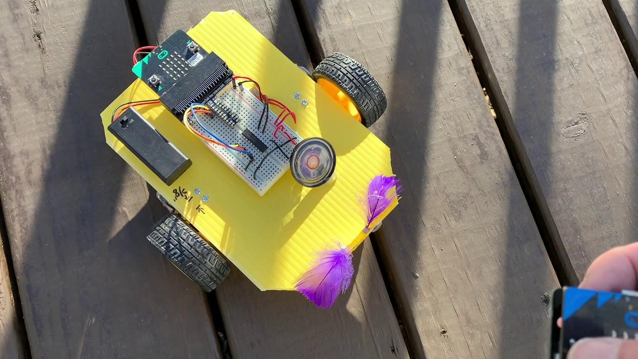 Microbit Robot Test - YouTube