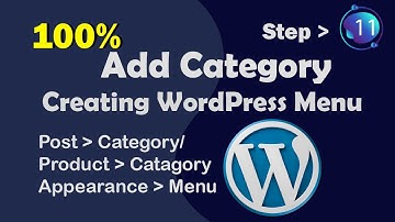 WordPress Website Design Bangla Tutorial । Step 11-12 Add Category and Creating WordPress Menu