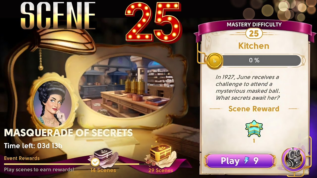 June's Journey Secrets 19 Scene 25 Kitchen Word Mode 4K - YouTube