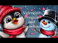 Valentine Penguin and Snowman - SpeedPaint by Laguna 2024