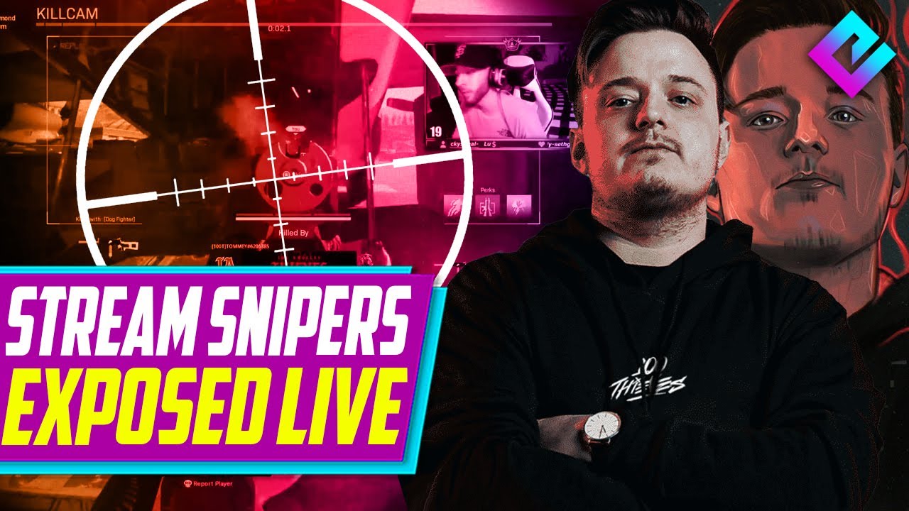 100T Tommey EXPOSES Warzone Stream Sniper LIVE (Again)