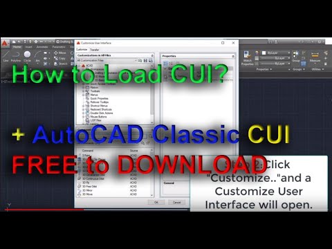 How To Load CUI | AutoCAD Tutorials