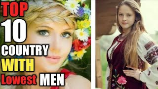 Top 10 Countries with more Woman then Men.