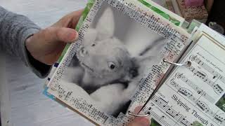 #flipthroughfriday -  Old Junk Journal Flip Through