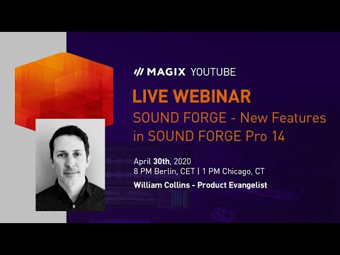 New Features in SOUND FORGE Pro 14