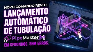 Modelagem Automática de Esgoto no Revit | Plugin PipeMaster M