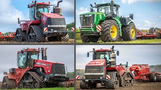 ACKERN auf dem Gut Hohen Luckow || 3x Case Quadtrac || John Deere 9R || Horsch 12TD || 4K