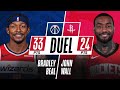 Bradley Beal (33 PTS) & John Wall (24 PTS) | Former Teammates DUEL In H-Town 🙌