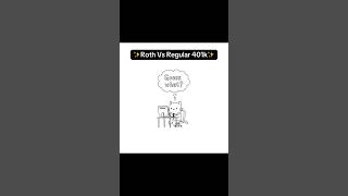 Kitty explains Roth Vs Regular 401k #retirement #roth #401k #kitty #finances
