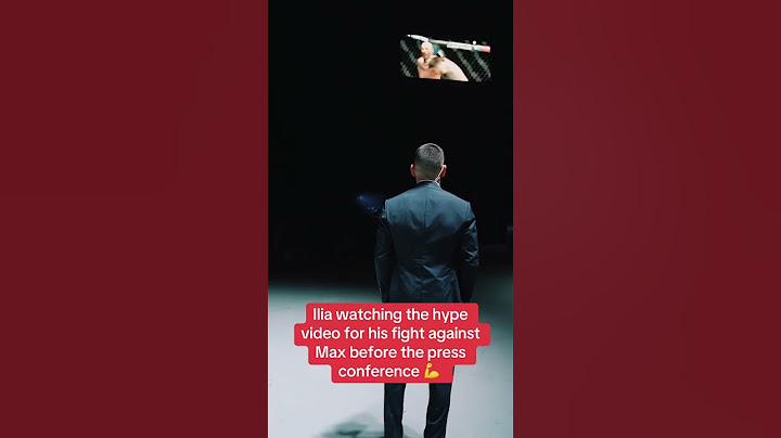 Ilia watching the hype video for his fight against Max 🔥 #shorts