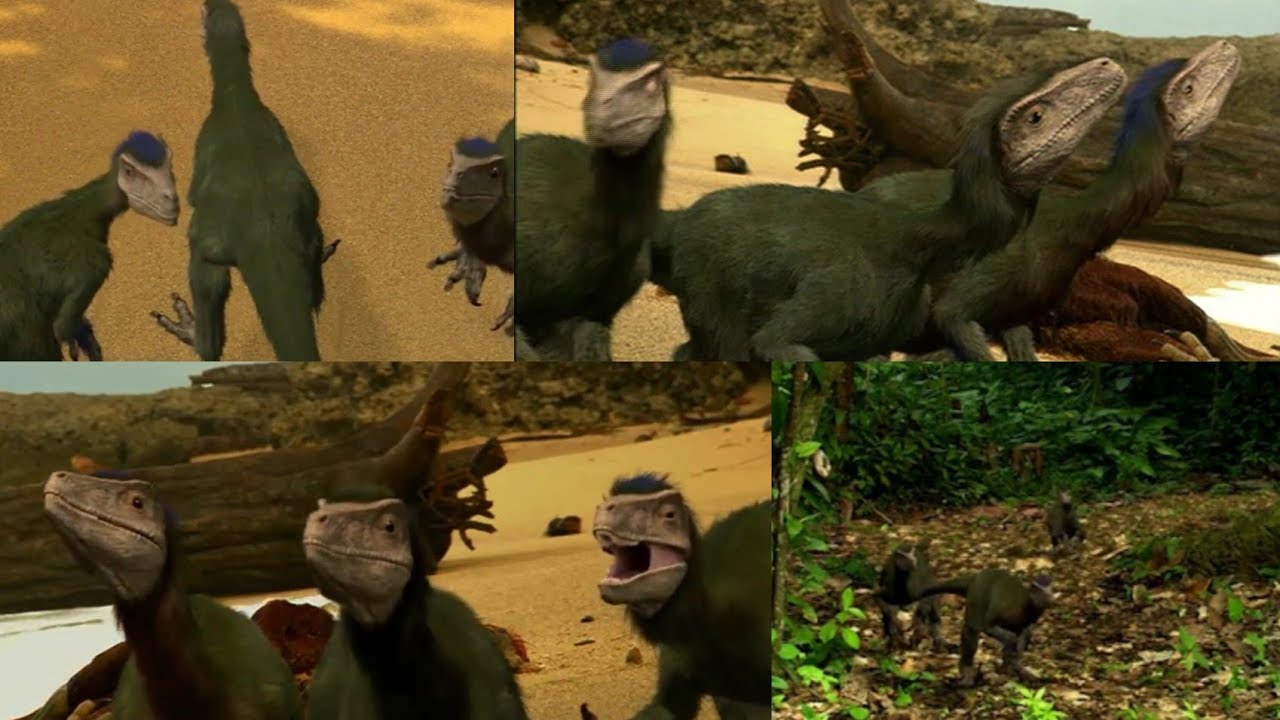 Dinosaur Planet [2003] - Mini Raptors Screen Time 