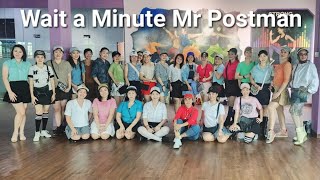 Wait a Minute Mr Postman - Line Dance (Beginner) || Alison Johnstone